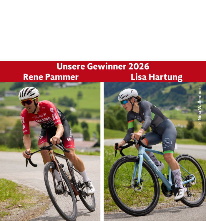 Unsere Gewinner 2026: Rene Pammer und Lisa Hartung
